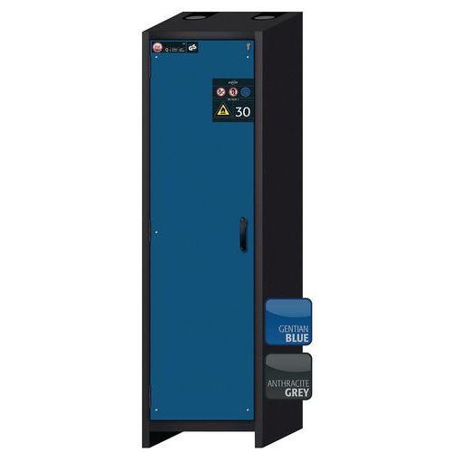 Armário de segurança Q-CLASSIC-30 Q30.195.056 Cinzento/Azul_Asecos