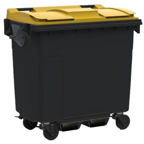 Contentor móvel SULO – Entradas para garfos de empilhador – Separação de resíduos – 770 L