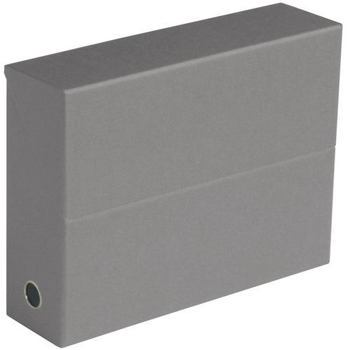 Caixa de arquivo em cartão – lombada 9 cm larg. – Elba Caixa de arquivo em cartão – lombada 9 cm larg. – Elba