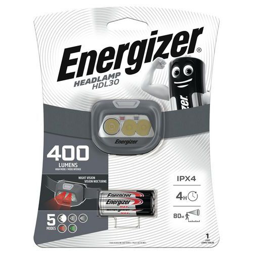 Lanterna frontal HDL30 – 400 lúmenes – Energizer