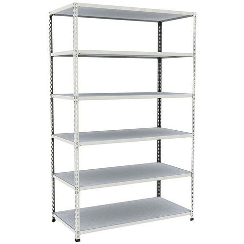 Estante para arquivos Manutan Rapid 2 – Prateleiras em metal – Altura: 1980 mm