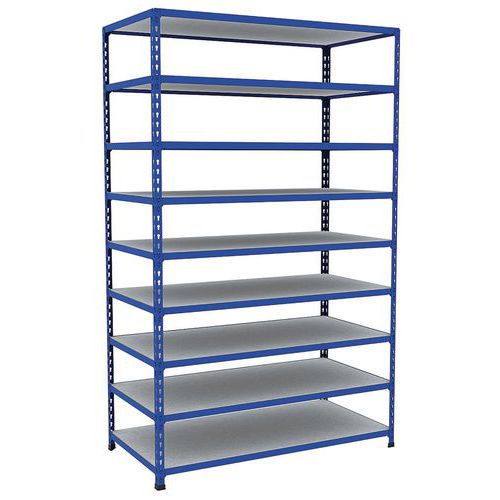 Estante para arquivos Rapid 2 – prateleira em metal – alt. 1980 mm – Manutan Expert