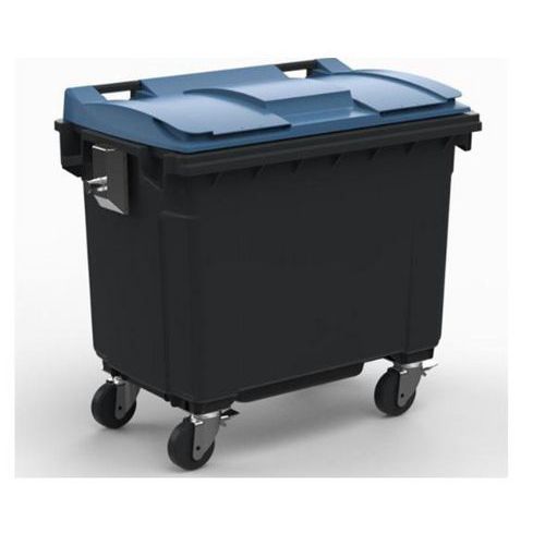 Contentor móvel SULO – Munhões metálicos – Separação de resíduos – 660 L