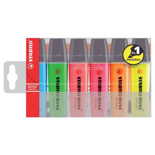 Marcador fluorescente Stabilo Boss