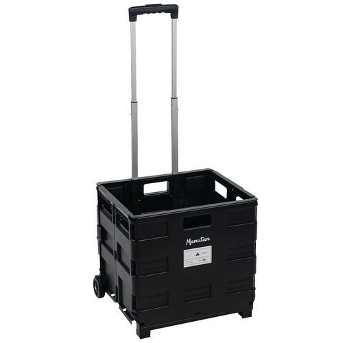Carro-caixa dobrável – capacidade de 35 kg - Manutan Expert