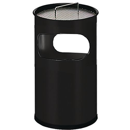 Caixote de lixo/cinzeiro com abertura – 30 L ou 50 L - Manutan Expert