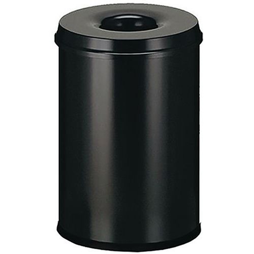 Caixote de lixo Manutan Expert – 20 L a 110 L – Preto ou cinza