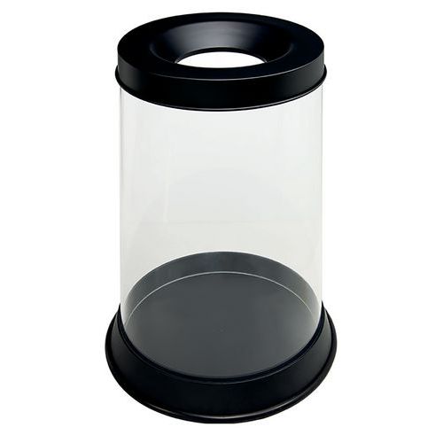 Caixote de lixo antifogo transparente de 80 L ou 110 L Caixote de lixo antifogo transparente de 80 L ou 110 L