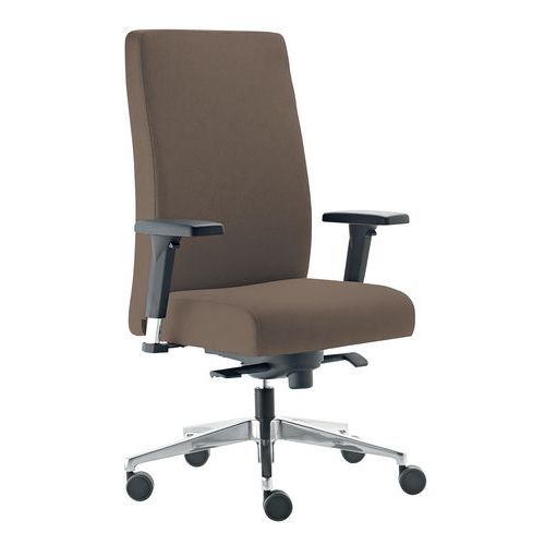 Cadeira de escritório com espaldar alto em tecido Bost – Sokoa