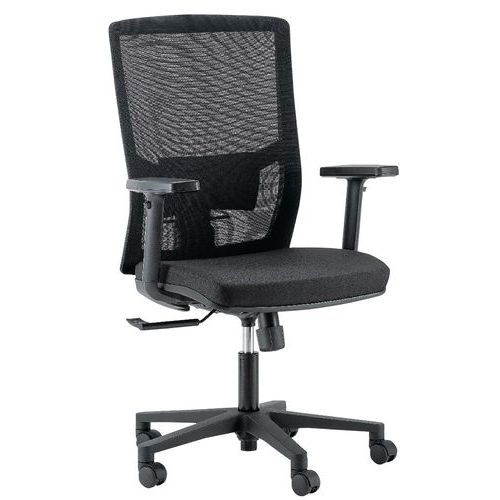 Cadeira de escritório Target com apoio para braços 3D – Linea Fabbrica