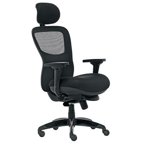 Cadeira de escritório ergonómica síncrona Athos -– preto Cadeira de escritório ergonómica síncrona Athos -– preto