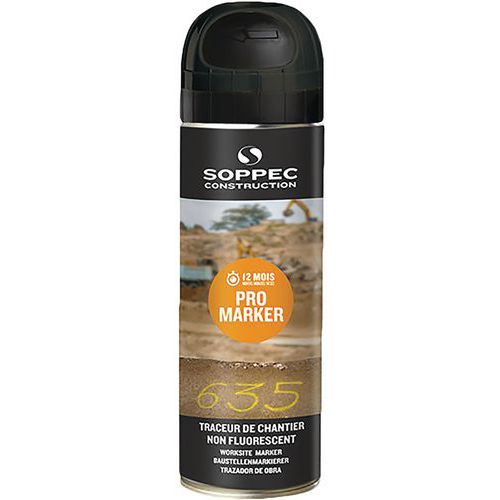 Aerossol traçador de estaleiro não fluorescente – ProMarker – 500 ml – Soppec