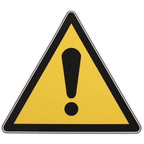 Painel de perigo – Sinal genérico – adesivo - Manutan Expert