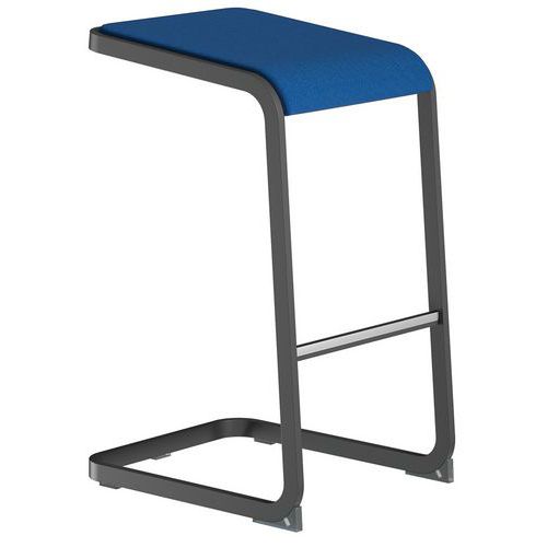 Banco alto com pé antracite C-Stool