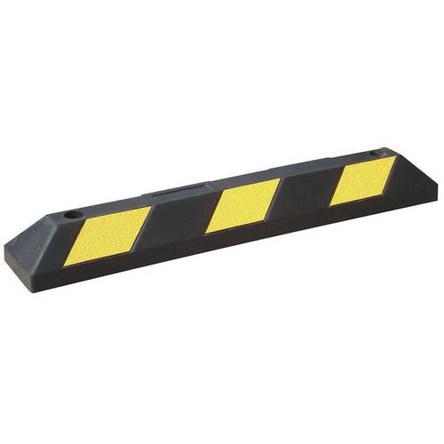 Batente de estacionamento – preto e amarelo