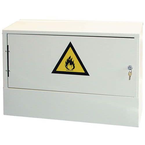 Armário de segurança para produtos inflamáveis de 10 e 20 L – com extintor integrado
