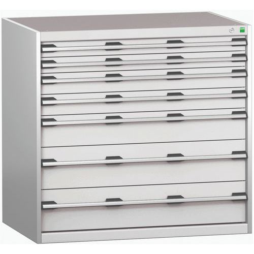 Armário de gaveta SL-10710-7.2 com 7 gavetas para carga pesada