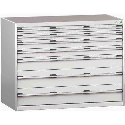 Armário de gaveta SL-13710-7.2 com 7 gavetas para carga pesada