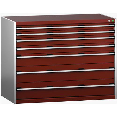Armário de gaveta SL-13710-7.2 com 7 gavetas para carga pesada
