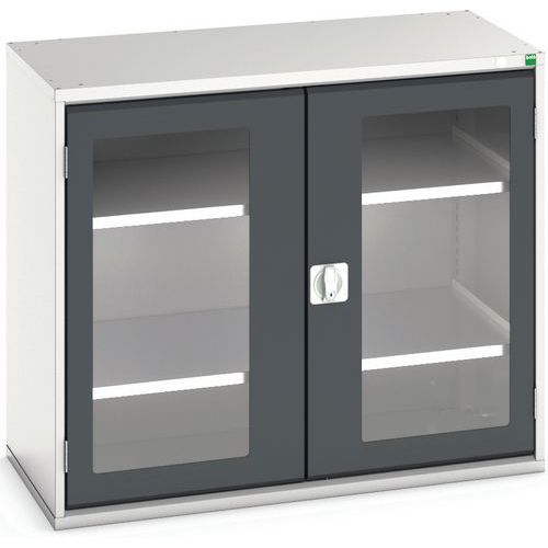 Portas transparentes do armário Verso com 2 prateleiras 1050x550x900