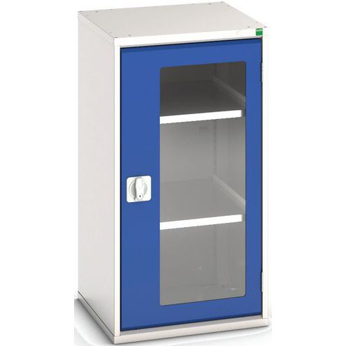 Portas transparentes do armário Verso com 2 prateleiras 525x550x1000