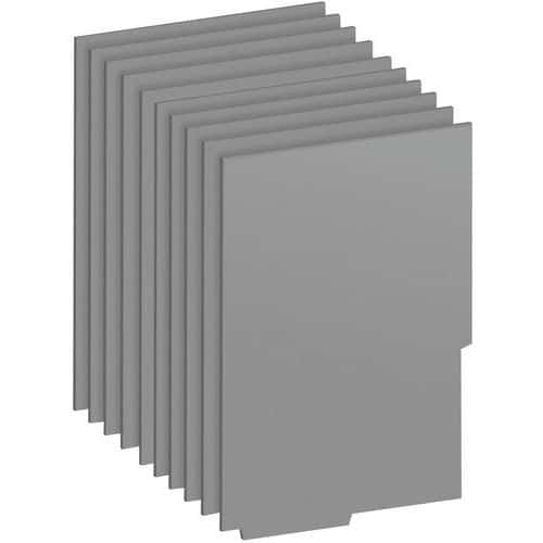 Divisória adicional para classificador vertical de armário – conjunto de 10 – Paperflow