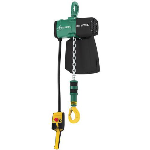 Diferencial pneumático JDN Mini – capacidade de 125 a 980 kg