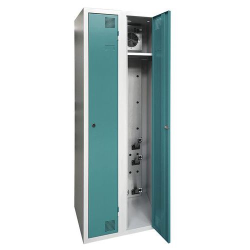 Cacifo com secagem para indústria limpa – 1 a 4 colunas – Com base – Akaze