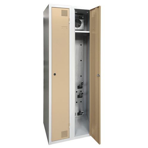Cacifo com secagem para indústria limpa – 1 a 4 colunas – Com base – Akaze
