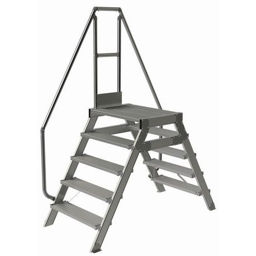 Passadiço fixo com 60° de inclinação – 800 mm de largura – Tubesca