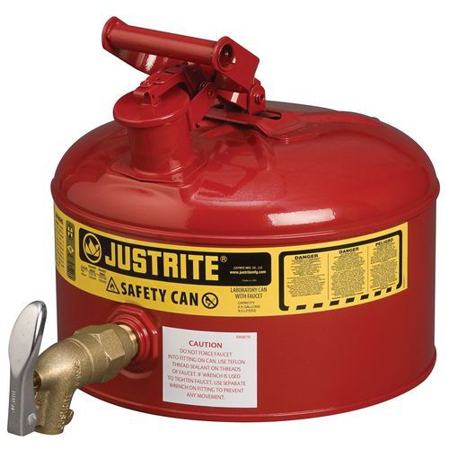 Bidão distribuidor de segurança de 8 e 19 L - Justrite