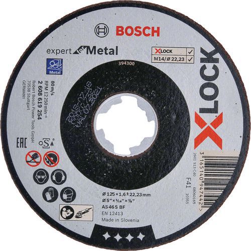 Disques abrasifs X-LOCK Expert for Metal - Bosch