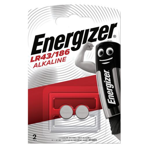 Pilha de botão alcalina LR43 – Energizer