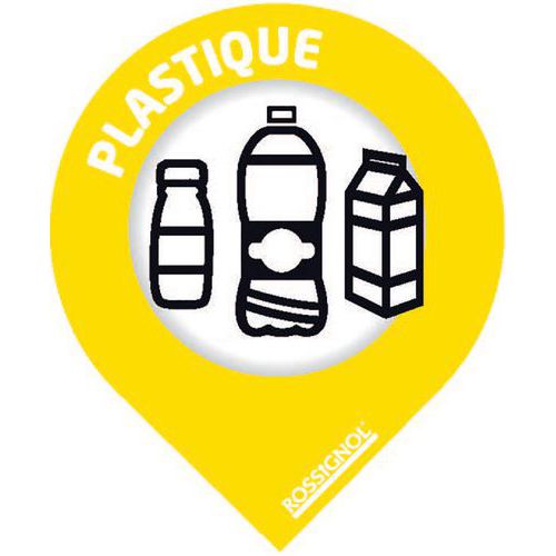 Autocolante de separação – plástico – amarelo-colza_Rossignol Pro
