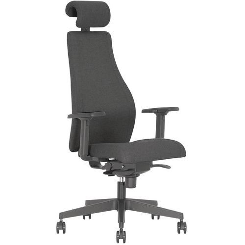Cadeira de escritório Viden com apoios para braços – preto – Nowystyl