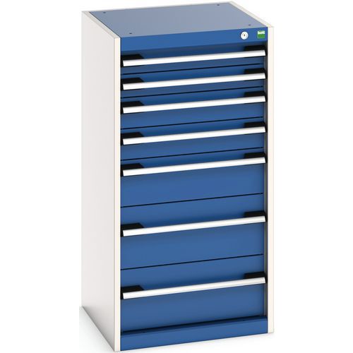 Armário de oficina Cubio SL-5510-7.3 com gavetas - Bott