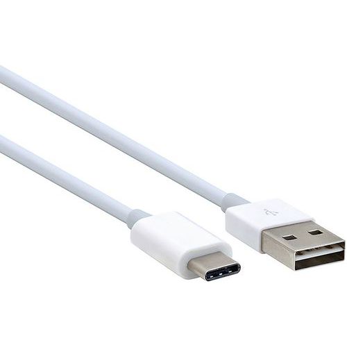 Cabo dados USB-A 2.0 reversível para USB Tipo-C – Branco – Moxie