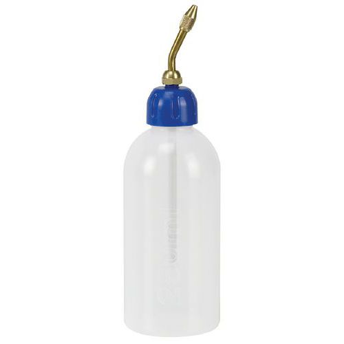 Bureta em PE transparente com bico em latão – 250 ml ou 500 ml – Pressol