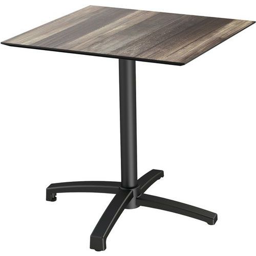 Mesa de café dobrável X CROSS – quadrada – Veba