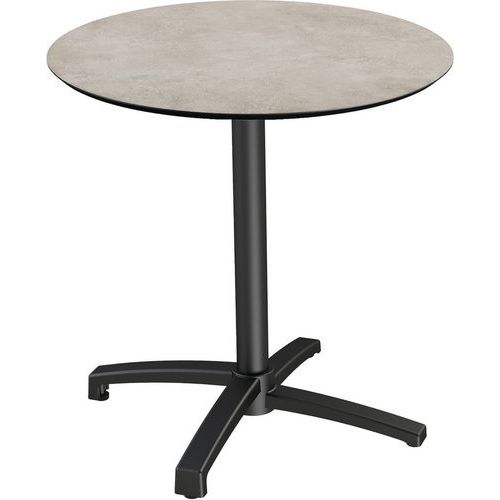 Mesa de café dobrável X CROSS – redonda – Veba
