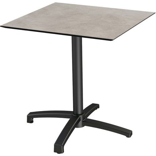 Mesa de café dobrável X CROSS – quadrada – Veba