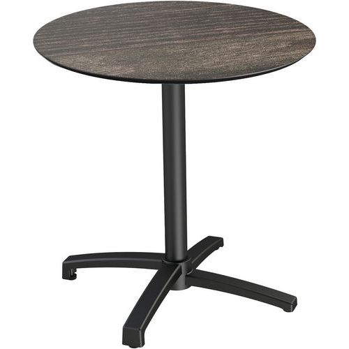 Mesa de café dobrável X CROSS – redonda – Veba