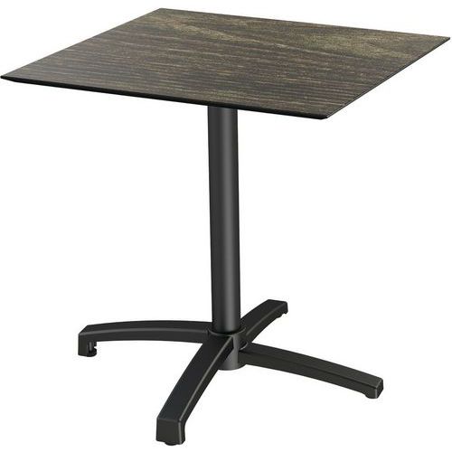 Mesa de café dobrável X CROSS – quadrada – Veba