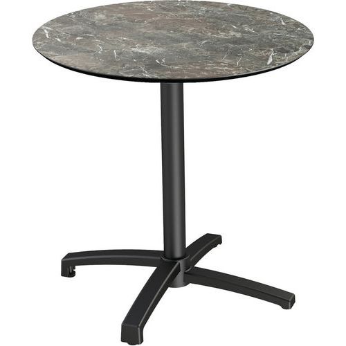 Mesa de café dobrável X CROSS – redonda – Veba