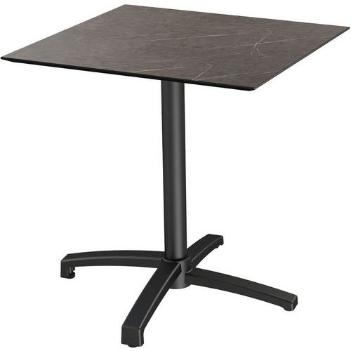 Mesa de café dobrável X CROSS – quadrada – Veba