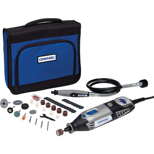 Ferramenta multiusos Dremel 4000 – 1 eixo e 45 acessórios Ferramenta multiusos Dremel 4000 – 1 eixo e 45 acessórios