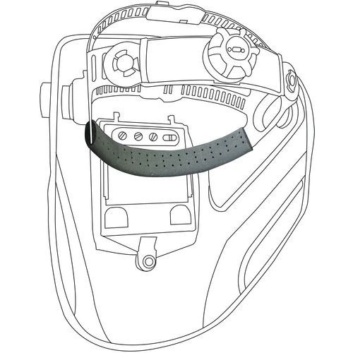 Bandas de suor para capacetes de soldador