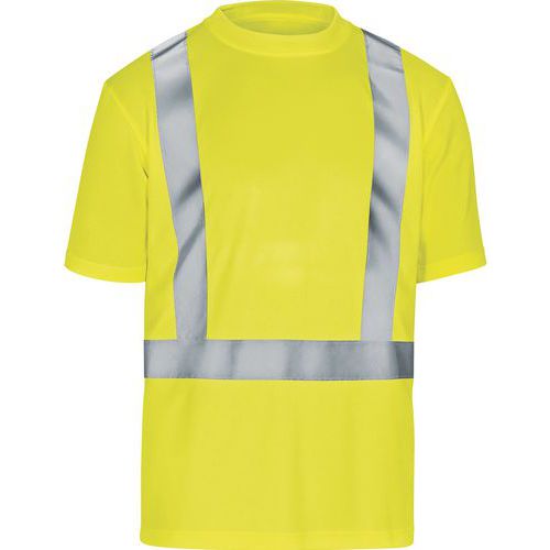T-shirt poliéster alta visibilidade
