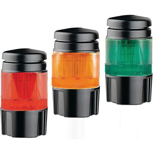 Coluna luminosa com LED multicolores – vermelho, laranja e verde