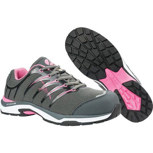 Calçado de segurança TWIST PINK WNS LOW S1P ESD HRO SRC – Albatros